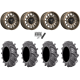 BKT AT 171 33x8-18 Tires on MSA M55 Commander Gloss Bronze Milled Wheels