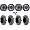 BKT AT 171 40x10-22 Tires on MSA M55 Commander Matte Gunmetal Wheels