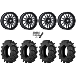 BKT TR 171 35x8.3-20 Tires on MSA M55 Commander Gloss Black Milled Wheels