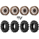 BKT TR 171 37x8.3-22 Tires on MSA M55 Commander Gloss Bronze Milled Wheels