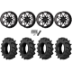 BKT TR 171 40x11.2-20 Tires on System 3 Offroad ST-7 Gloss Black Milled (20x9) Wheels