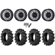 BKT TR 171 42x9.5-24 Tires on MSA M50 Clubber Gloss Black Wheels