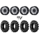 BKT TR 171 46x12.4-24 Tires on MSA M55 Commander Matte Gunmetal (24x10) Wheels