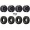 EFX MotoCrusher 32x10-15 Tires on MSA M50 Clubber Gloss Black Wheels