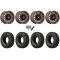 EFX MotoCrusher 33x10-15 Tires on MSA M50 Clubber Matte Bronze Wheels