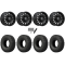 EFX MotoCrusher 37x10-15 Tires on MSA M55 Commander Gloss Black Milled Wheels