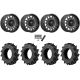 EFX Motohavok 32x8.5-18 Tires on MSA M55 Commander Matte Gunmetal Wheels