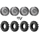 EFX Motohavok 32x8.5-18 Tires on MSA M55 Commander Platinum Machined Wheels