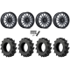 EFX Motohavok 35x8.5-22 Tires on MSA M55 Commander Matte Gunmetal Wheels