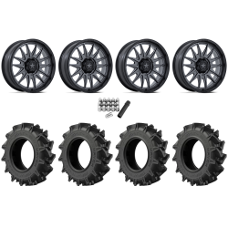 EFX Motohavok 45x10-24 Tires on MSA M55 Commander Matte Gunmetal Wheels