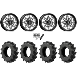 EFX Motohavok 35x8.5-22 Tires on American Force K08 Carver Black Forged Wheels