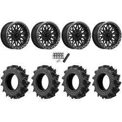 EFX Motohavok 32x8.5-18 Tires on MSA M53 Bolo Matte Black Beadlock