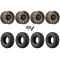EFX MotoRally 35x10-15 Tires on MSA M55 Commander Gloss Bronze Milled Wheels