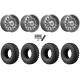 EFX MotoRally 28x10-15 Tires on MSA M55 Commander Platinum Machined Wheels