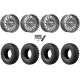 EFX MotoRally 35x10-18 Tires on MSA M55 Commander Platinum Machined Wheels