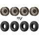 EFX MotoRally 37x10-18 Tires on MSA M55 Commander Gloss Bronze Milled Wheels