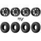 EFX MotoRally 30x10-16 Tires on MSA M20 Kore Satin Black Wheels