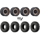 EFX MotoRavage XL 32x10-15 (8ply) Radial Tires on Fuel Cycle Matte Bronze Wheels