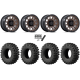 EFX MotoRavage XL 35x10-15 (8ply) Radial Tires on Fuel Piston Matte Bronze Wheels