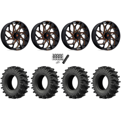 EFX MotoSlayer 45x10.5-24 Tires on Fuel Runner Candy Orange Wheels