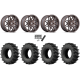 EFX MotoSlayer 28x9.5-14 Tires on MSA M52 Radar Matte Bronze Wheels