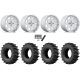 EFX MotoSlayer 28x9.5-14 Tires on MSA M54 Spark Polished Wheels