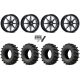 EFX MotoSlayer 45x10.5-24 Tires on MSA M54 Spark Gloss Black Milled Wheels