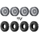 EFX MotoSlayer 50x10.5-24 Tires on MSA M55 Commander Platinum Machined Wheels