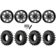 EFX MotoSlayer 33x9.5-20 Tires on American Force K07 Energy Black Forged Wheels