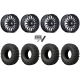 EFX MotoCrusher 32x10-15 Tires on MSA M50 Clubber Matte Black DDT Wheels EFX MotoCrusher 32x10-15 Tires on MSA M50 Clubber Matte Black DDT Wheels
