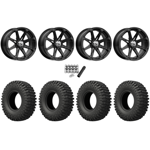EFX MotoCrusher 37x10-15 Tires on MSA M12 Diesel Wheels