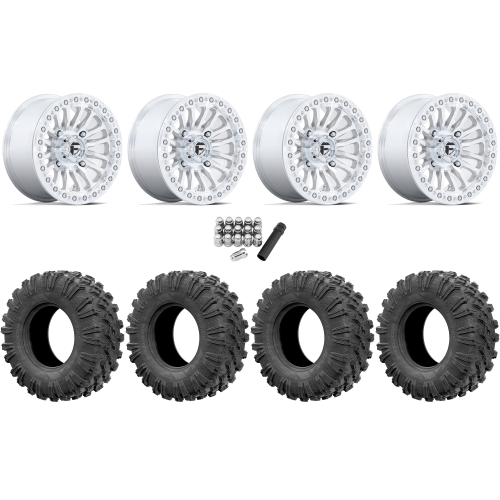 EFX MotoRavage 30x10-15 (8ply) Radial Tires on Fuel Rincon Machined Beadlock Wheels