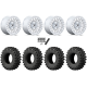 EFX MotoRavage XL 35x10-15 (8ply) Radial Tires on Fuel Rincon Machined Beadlock Wheels
