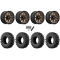 EFX MotoRavage XL 32x10-15 (8ply) Radial Tires on Fuel Runner Matte Bronze Wheels