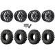 EFX MotoRavage XL 32x10-15 (8ply) Radial Tires on Fuel Vector Matte Black Wheels
