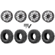 EFX Motoravage 35x10-20 Tires on System 3 Offroad ST-3 Matte Black Wheels EFX Motoravage 35x10-20 Tires on System 3 Offroad ST-3 Matte Black Wheels