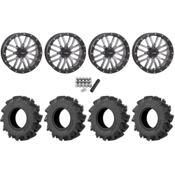 EFX Motohavok 33x8.5-20 Tires on System 3 Offroad ST-3 Matte Gunmetal Wheels