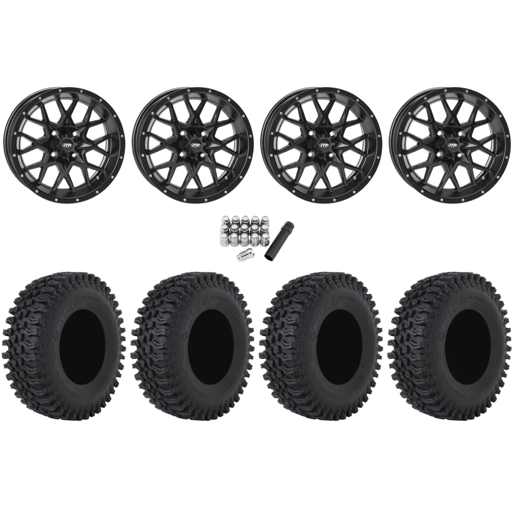 Frontline BDC 30x10-14 Tires on ITP Hurricane Wheels, complete kit