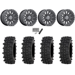 Frontline ACP 32x10-15 Tires on Fuel Cycle Gloss Gunmetal Wheels