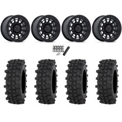 Frontline ACP 32x10-15 Tires on Fuel Cycle Matte Black Wheels