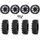 Frontline ACP 32x10-15 Tires on MSA M51 Thunderlips Matte Black Wheels