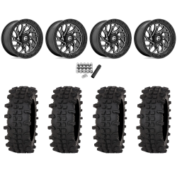 Frontline ACP 33x12-15 (10ply) Tires on Fuel Runner Gloss Black Milled (15x10) Wheels