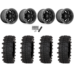 Frontline ACP 33x12-15 (10ply) Tires on Fuel Unit Matte Black (15x10) Wheels