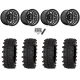 Frontline ACP 33x12-15 (10ply) Tires on Fuel Unit Matte Gunmetal (15x10) Wheels