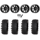 Frontline ACP 33x12-15 (10ply) Tires on MSA M33 Clutch Satin Black (15x10) Wheels