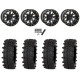 Frontline ACP 33x12-15 (10ply) Tires on System 3 Offroad SB-4 Matte Black (15x10) Beadlock Wheels