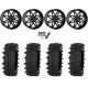 Frontline ACP 35x12-20 (10ply) Tires on System 3 Offroad ST-7 Gloss Black (20x9) Wheels