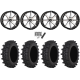 Frontline ACP 35x9.5-20 Tires on High Lifter HL10 Machined Wheels