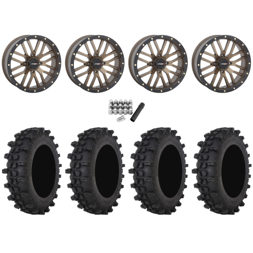 Frontline ACP 35x9.5-20 Tires on System 3 Offroad ST-3 Bronze Wheels