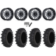 Frontline ACP 40x12-24 Tires on MSA M55 Commander Matte Gunmetal (24x10) Wheels